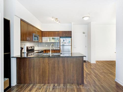 605-55 East Liberty St, Toronto, ON - Indoor Photo Showing Kitchen With Double Sink