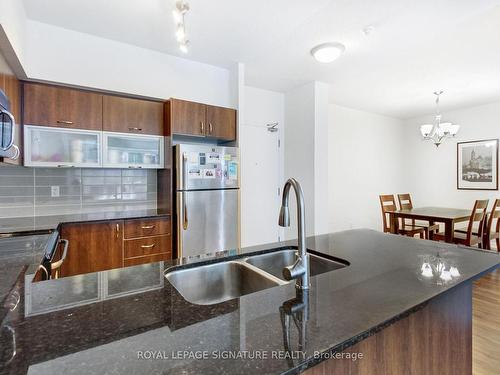 605-55 East Liberty St, Toronto, ON - Indoor Photo Showing Kitchen With Stainless Steel Kitchen With Double Sink With Upgraded Kitchen