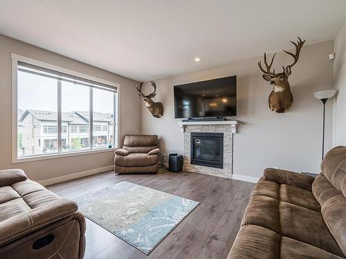 1535 Emerald Drive, Kamloops, BC - Indoor Photo Showing Living Room With Fireplace