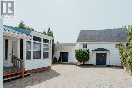 Back deck of 2 bedroom unit, detached garage & storage shed - 29-29A-31 Duncan Street, Cornwall, ON - Outdoor