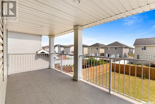 4073 Delhaye Way, Regina, SK - Outdoor With Balcony With Exterior