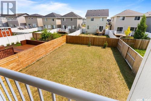 4073 Delhaye Way, Regina, SK - Outdoor With Balcony With Backyard With Exterior