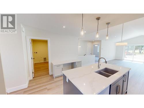 349 Legacy Lookout Unit# B, Cranbrook, BC - Indoor Photo Showing Kitchen With Double Sink With Upgraded Kitchen