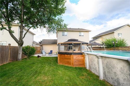 25 Lindsay Drive, Haldimand County, ON - Outdoor With Above Ground Pool With Backyard With Exterior