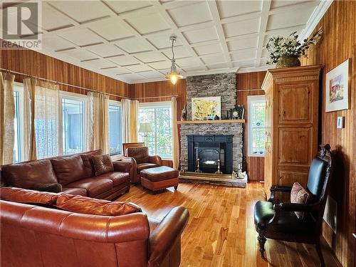 48 Front Road, Bay Du Vin, NB - Indoor Photo Showing Living Room With Fireplace