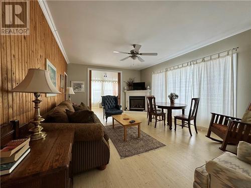 48 Front Road, Bay Du Vin, NB - Indoor Photo Showing Living Room With Fireplace