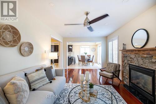 196 Millburn Drive, Clarington (Bowmanville), ON - Indoor Photo Showing Living Room With Fireplace