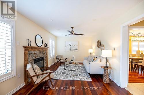 196 Millburn Drive, Clarington (Bowmanville), ON - Indoor Photo Showing Living Room With Fireplace