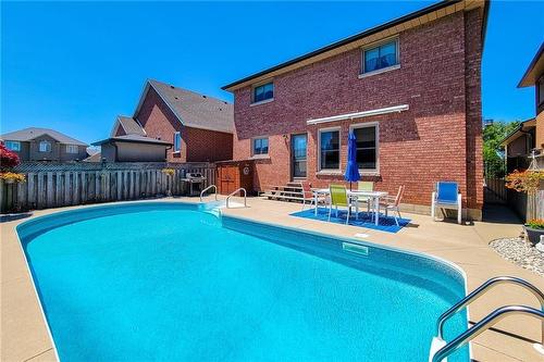 15 Presidio Drive, Hamilton, ON - Outdoor With In Ground Pool With Exterior