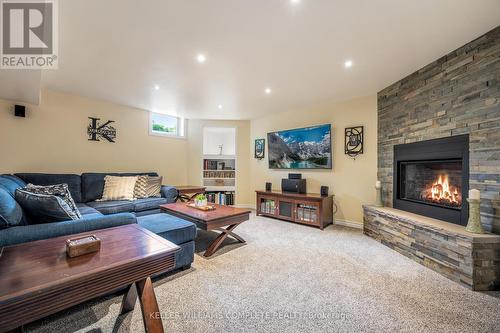 72 Windwood Drive, Hamilton (Binbrook), ON - Indoor Photo Showing Living Room With Fireplace