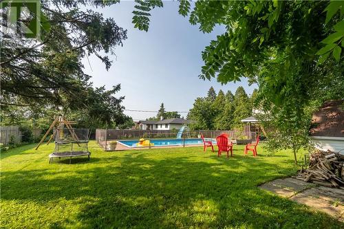 3504 Marydale Avenue, Cornwall, ON - Outdoor With In Ground Pool With Backyard