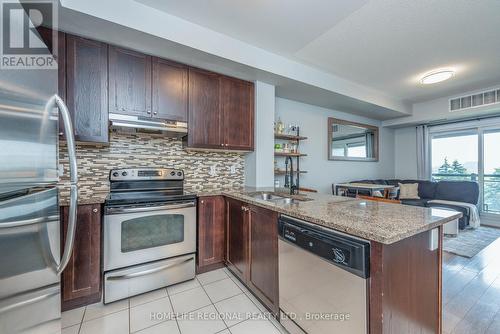 439 - 570 Lolita Gardens, Mississauga (Mississauga Valleys), ON - Indoor Photo Showing Kitchen With Double Sink With Upgraded Kitchen