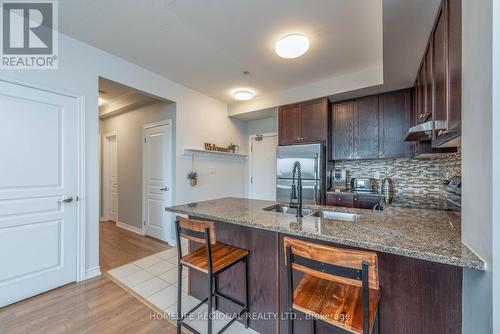 439 - 570 Lolita Gardens, Mississauga (Mississauga Valleys), ON - Indoor Photo Showing Kitchen With Double Sink