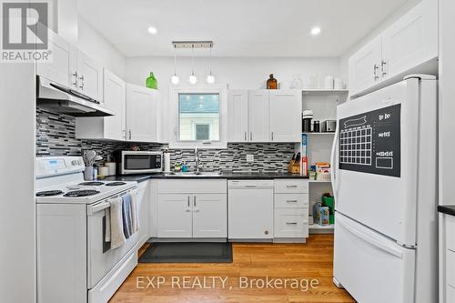 6047 Ross Street, Niagara Falls, ON - Indoor Photo Showing Kitchen With Double Sink