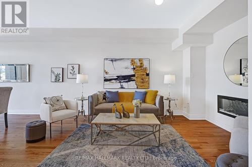 11 Tennant Circle, Vaughan (Vellore Village), ON - Indoor Photo Showing Living Room With Fireplace