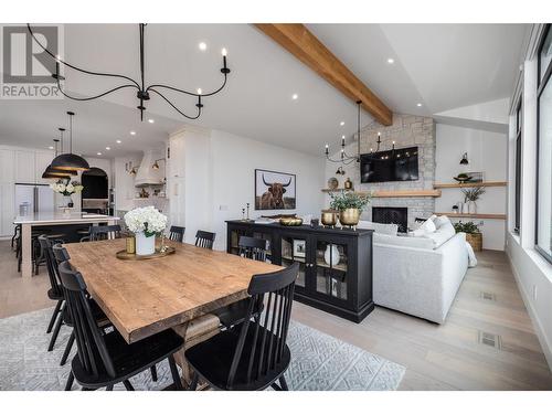 652 Trumpeter Road, Kelowna, BC - Indoor Photo Showing Other Room With Fireplace