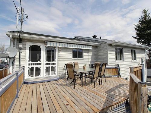 Back facade - 499  - 501 8E Avenue, Val-D'Or, QC - Outdoor With Deck Patio Veranda With Exterior