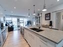 N216-1105 Pandora Ave, Victoria, BC  - Indoor Photo Showing Kitchen With Double Sink With Upgraded Kitchen 