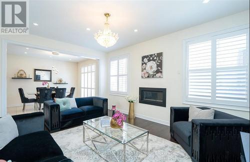 24 Argelia Crescent, Brampton (Credit Valley), ON - Indoor Photo Showing Living Room With Fireplace