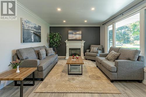 1156 Lancaster Street, London, ON - Indoor Photo Showing Living Room With Fireplace