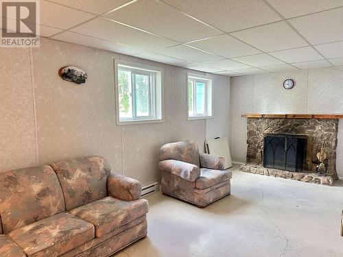 4040 Gill Place, Cluculz Lake, BC - Indoor Photo Showing Living Room With Fireplace