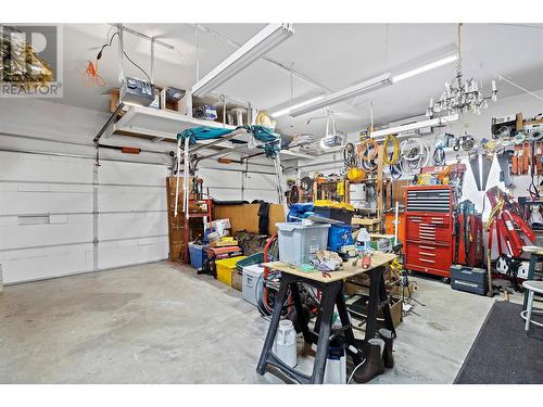 2856 Hilltop Road, Blind Bay, BC - Indoor Photo Showing Garage