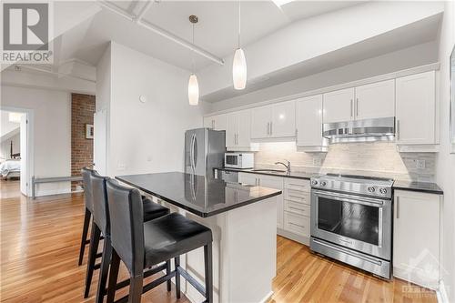 589 Rideau Street Unit#502, Ottawa, ON - Indoor Photo Showing Kitchen With Upgraded Kitchen