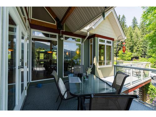 3447 Highway 3A, Nelson, BC - Outdoor With Deck Patio Veranda With Exterior