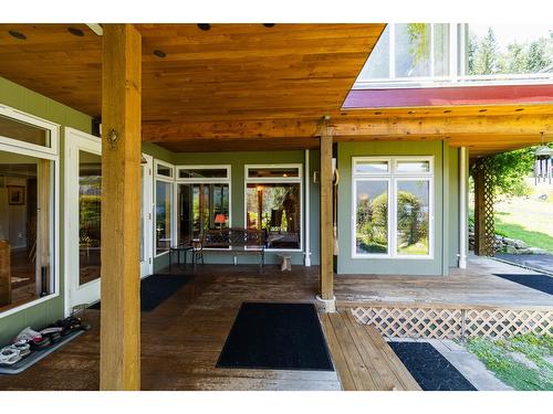 3447 Highway 3A, Nelson, BC - Outdoor With Deck Patio Veranda With Exterior