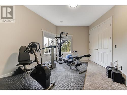 1007 Aurora Heights, West Kelowna, BC - Indoor Photo Showing Gym Room