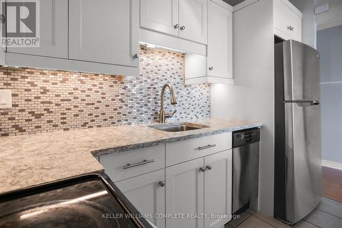 2206 - 150 Charlton Avenue E, Hamilton, ON - Indoor Photo Showing Kitchen With Stainless Steel Kitchen With Upgraded Kitchen