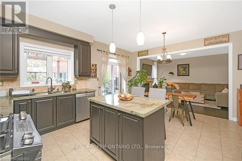 19 Humphrey Street, Hamilton (Waterdown), ON - Indoor Photo Showing Kitchen With Double Sink With Upgraded Kitchen