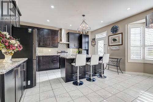 203 Allegro Drive, Brampton (Credit Valley), ON - Indoor Photo Showing Kitchen With Upgraded Kitchen