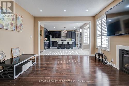 203 Allegro Drive, Brampton (Credit Valley), ON - Indoor Photo Showing Living Room With Fireplace