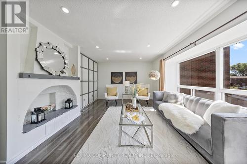 6 - 3065 Lenester Drive, Mississauga (Erindale), ON - Indoor Photo Showing Living Room With Fireplace