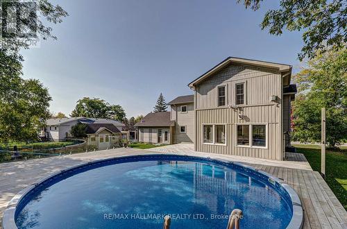 3799 Leo Crescent, Ramara, ON - Outdoor With Above Ground Pool