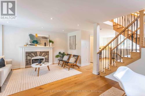 64 Superior Avenue, Toronto (Mimico), ON - Indoor With Fireplace