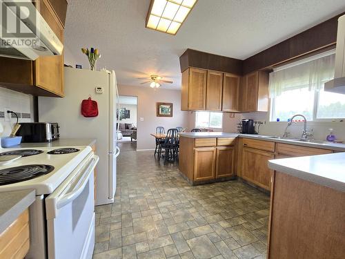 1411 6Th Avenue, Valemount, BC - Indoor Photo Showing Kitchen With Double Sink