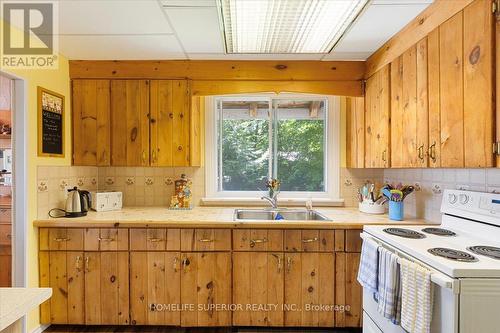 1015 Cook Road S, Marmora And Lake, ON - Indoor Photo Showing Kitchen With Double Sink