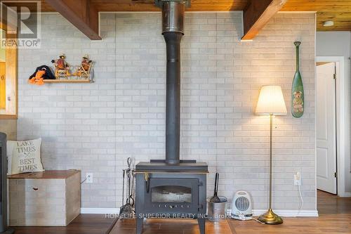 1015 Cook Road S, Marmora And Lake, ON - Indoor Photo Showing Other Room With Fireplace