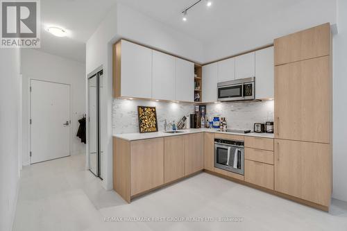 215 - 50 Ordnance Street, Toronto (Niagara), ON - Indoor Photo Showing Kitchen With Upgraded Kitchen