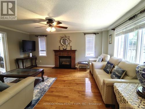 6 Mortimer Crescent, Ajax (Central West), ON - Indoor Photo Showing Living Room With Fireplace