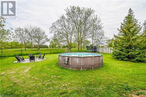 1368 Lorraine Road, Port Colborne, ON - Outdoor With Above Ground Pool With Backyard