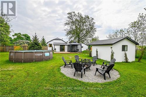 1368 Lorraine Road, Port Colborne, ON - Outdoor With Above Ground Pool With Backyard