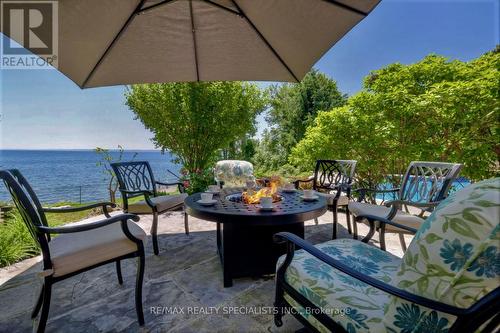 4038 Lakeshore Road, Burlington, ON - Outdoor With Body Of Water With Deck Patio Veranda With View