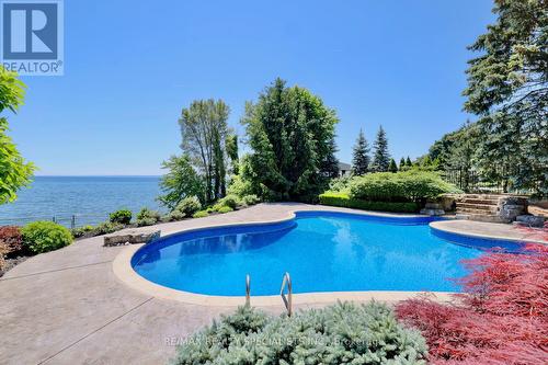 4038 Lakeshore Road, Burlington, ON - Outdoor With In Ground Pool With Backyard