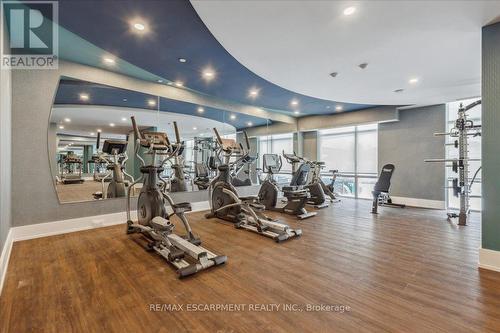 1001 - 450 Dundas Street E, Hamilton, ON - Indoor Photo Showing Gym Room