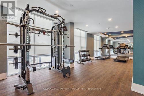 1001 - 450 Dundas Street E, Hamilton, ON - Indoor Photo Showing Gym Room