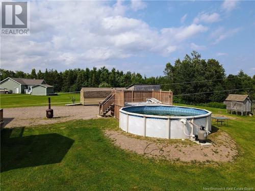 692 Old Shediac Road, Memramcook, NB - Outdoor With Above Ground Pool With Backyard