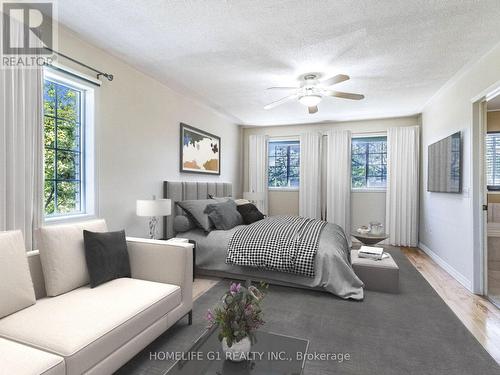 11 - 9800 Mclaughlin Road, Brampton (Fletcher'S Creek Village), ON - Indoor Photo Showing Bedroom